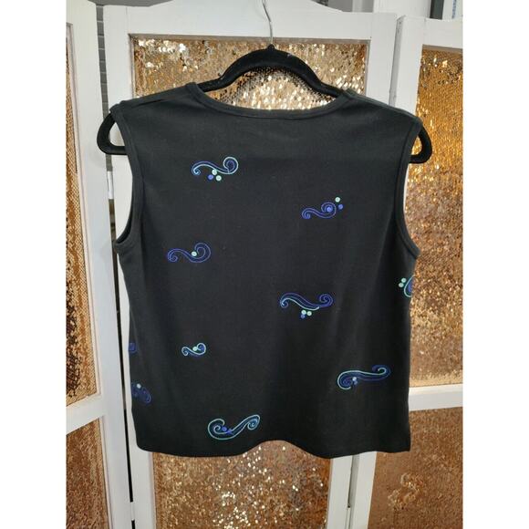 Michael Simon Top Flamingo Tropical Small Black - Picture 10 of 10